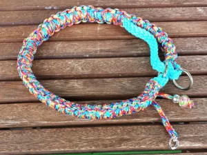 Luxe half check halsband
